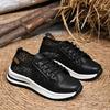 Fashion Spring and Summer 2025 New Breathable Hollowed Out Mesh Sneakers for Women Casual Thick Bottom Lace-up Women's Vulcanize Shoes