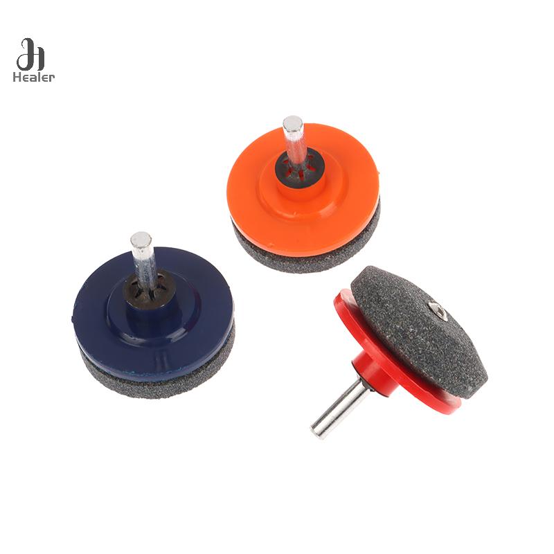 1 PZ Affilatura Semplificata Affilatrice Elettrica per Tosaerba con Testa di Molatura Resistente all'Usura e Levigatrice con Pietra