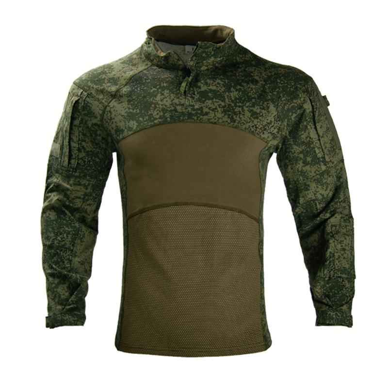 Men's Long Sleeve T-Shirt Half Zipper Long Sleeve Pullover Breathable Wearable Long Sleeve