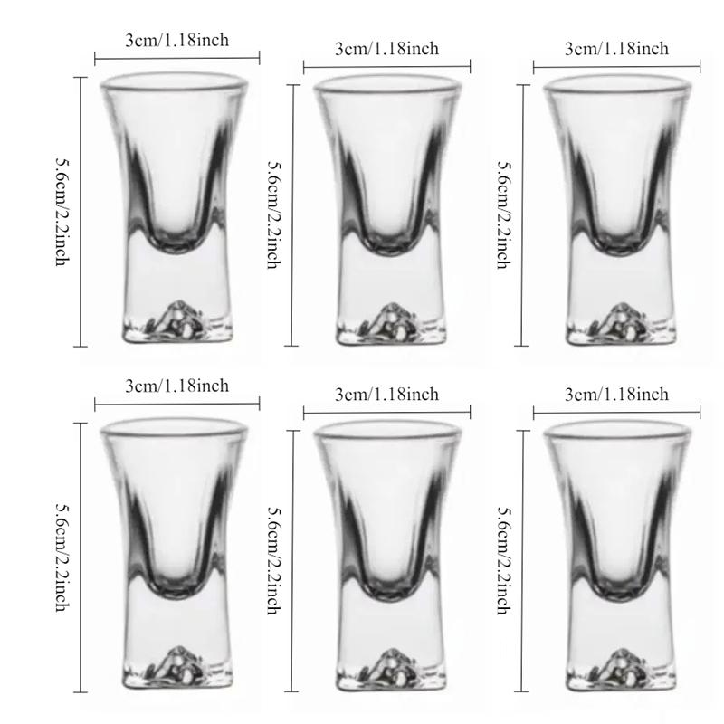 Luxury Whiskey Glass Drinkware Small Wine Glass Multiple Style Transparent Cocktail Glass Vodka Glass Simple High End Baijiu Cup