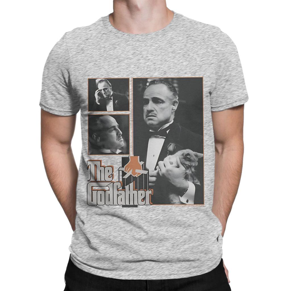 The Godfather Vito Corleone Stray Poster Novelty 100 Cotton TShirt The Godfather Tops Tees For Unisex