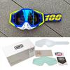 Helmet Goggles Set 100% Off-Road Motorcycle Helmet Goggles Downhill Mountain Bike Wind and Sand Protection