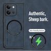 For Magsafe Case For VIVO X300E PU Leather Shockproof Case For VIVO X300 E Magnetic Wireless Charging Lens Protection TPU Cover