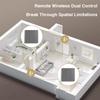 WiFi Smart 10A Tempered Glass Wall Switch Replace Regular Switch for Smart Home Lighting Voice Remote Control & Wires Compatible