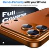 For Phone 17 Pro Max 16 15 14 Pro Max Camera Lens Protector Strong Adsorption Metal Glass Camera Screen Full Protective Cover
