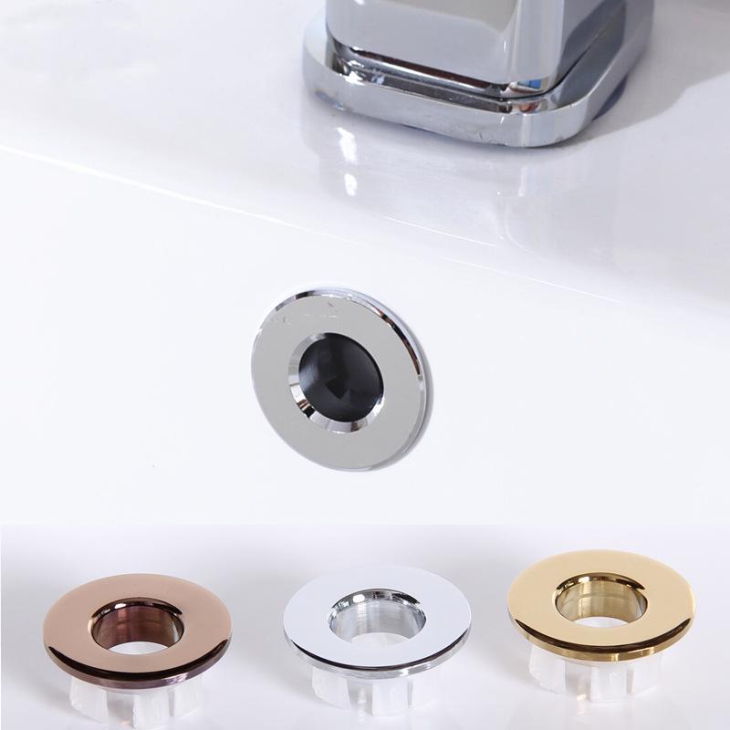 Copper Washbasin Overflow Ring - Decorative Bathroom Accessory