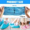 100Pcs Slip Resistant Shoe Covers Overshoes Slip Resistant Shoe Boot Covers For Home School Laboratory Office Hospital