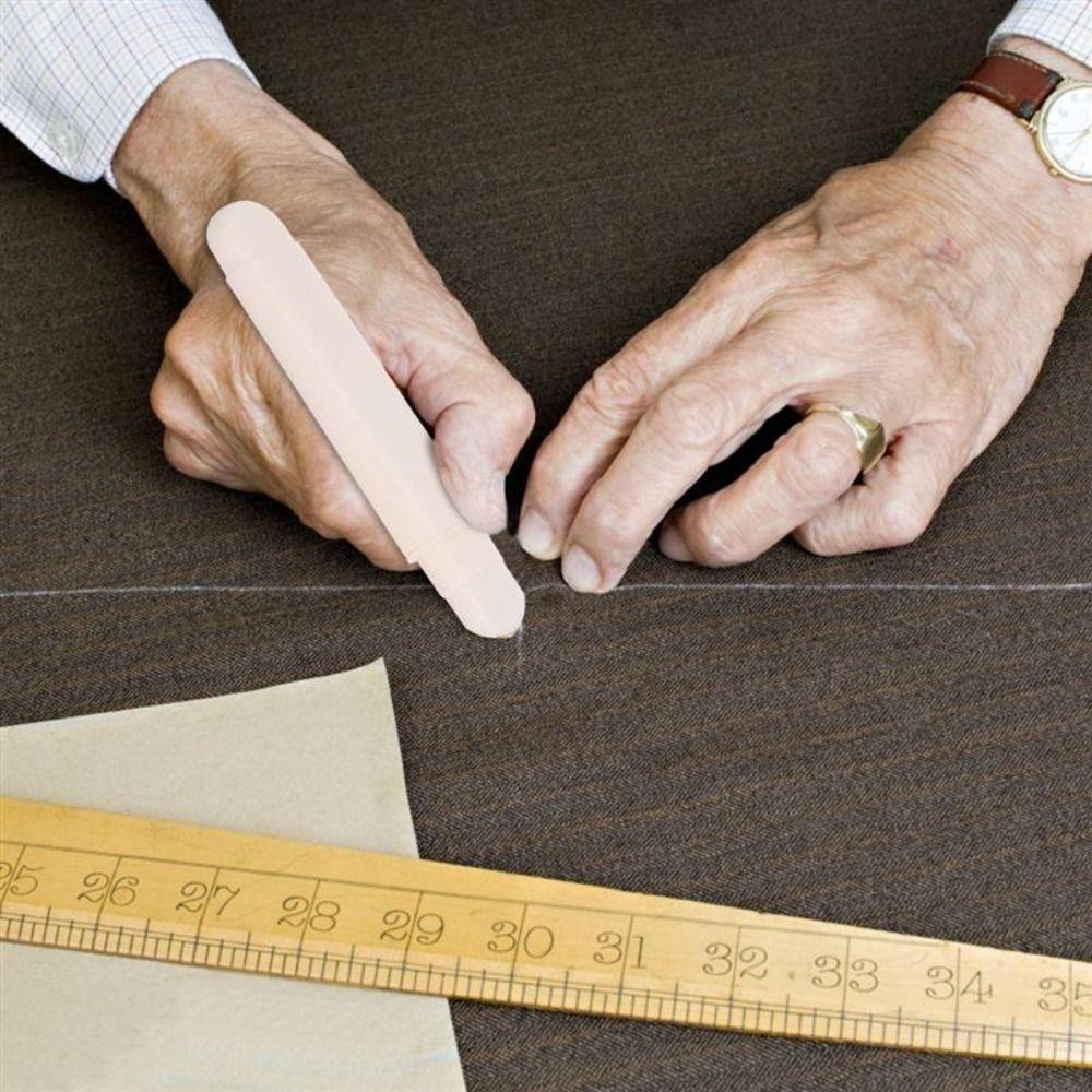 2PCS Pen Shaped Sewing Patchwork Chalk Erasable Tailor's Marker Convenient Tailor's Chalk  Home