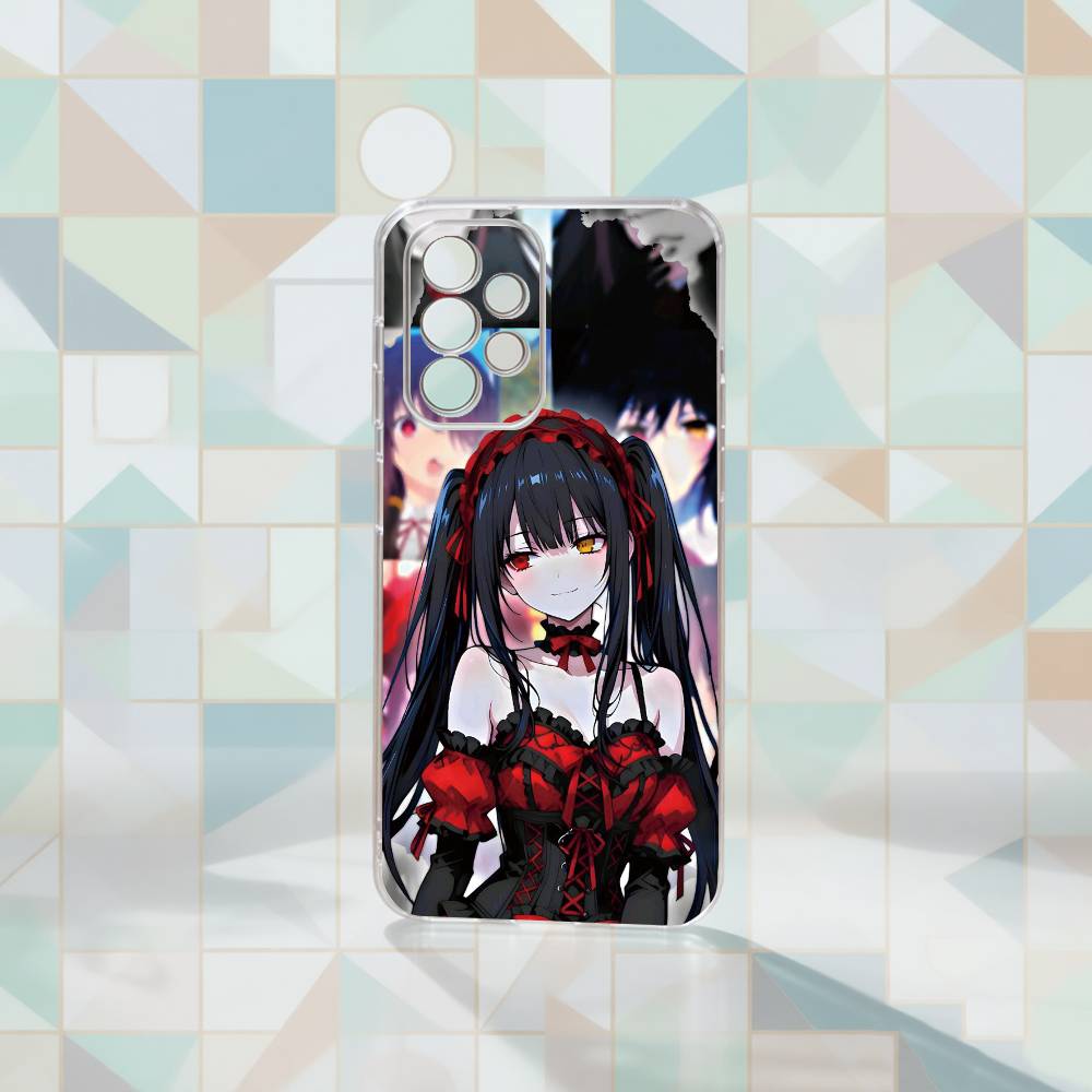 

Date A Live Tokisaki Kurumi Phone Case Transparent Silicone Soft For Samsung S25,S24,S21,S22,S23,S30,Ultra,S20,Plus,Fe Samsung S10plus