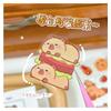 Cute Cartoon Capybara Stickers For Diy Scrapbook Journal Decoration Kids Craft Decals