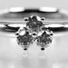TIFFANY&Co. Aria Ring Pt950Platinum/diamond #4.5(US Size) 3.7g Women Used