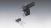 Kijima Bike Parts Helmet Lock Holder Steel Anti-Theft Number Side Single Left Side Black 303-1572