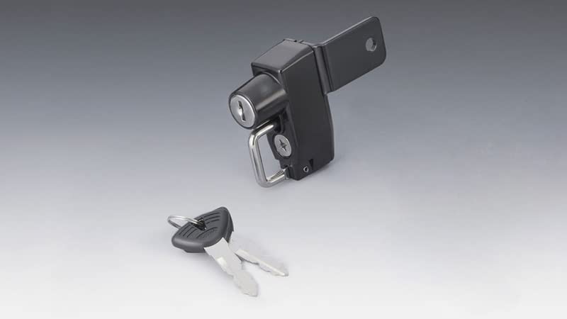 Kijima Bike Parts Helmet Lock Holder Steel Anti-Theft Number Side Single Left Side Black 303-1572