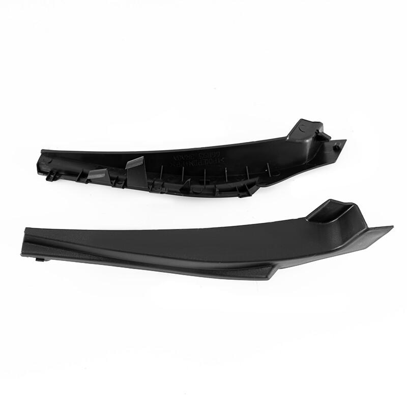 LH+RH For 2013-2019 Nissan Sentra Front Wiper Side Cowl Extension Cover Black
