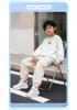 Boys' Non-slip Mesh Running Shoes - Soft Sole, White, for Spring & Autumn School Sports.