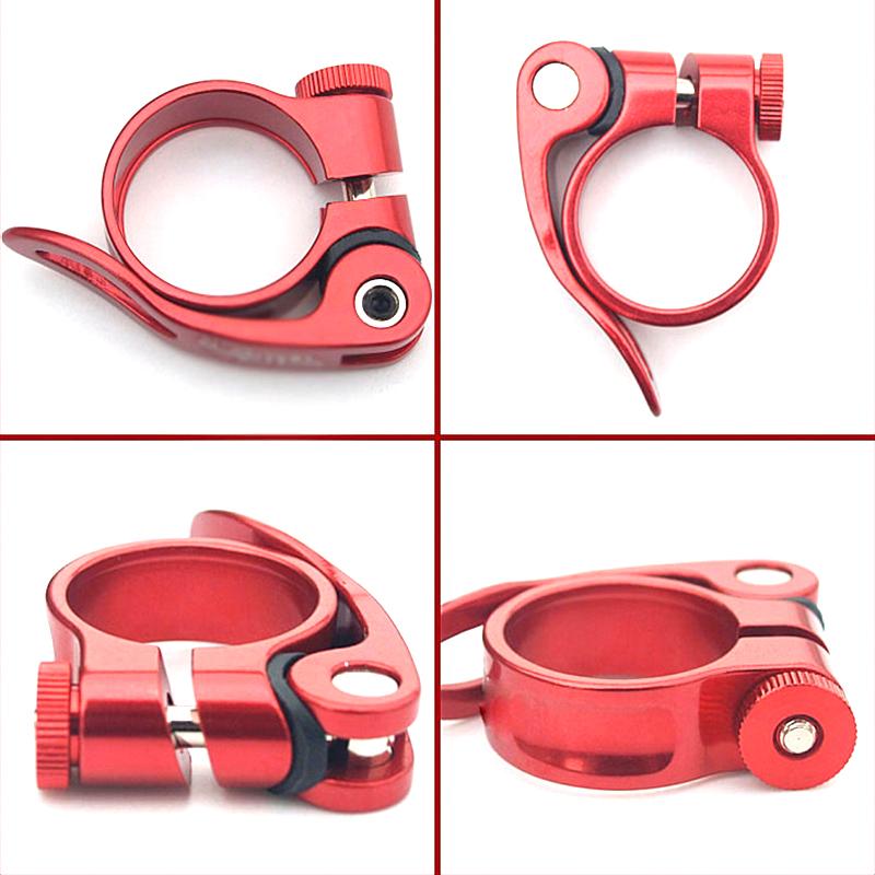 Bicycle Seatposts Clamp MTB Road Bike Seat Post Clamp Ultralight Aluminum Alloy Mountain Bicycle Seatpost Clamp 28.6/31.8/34.9mm