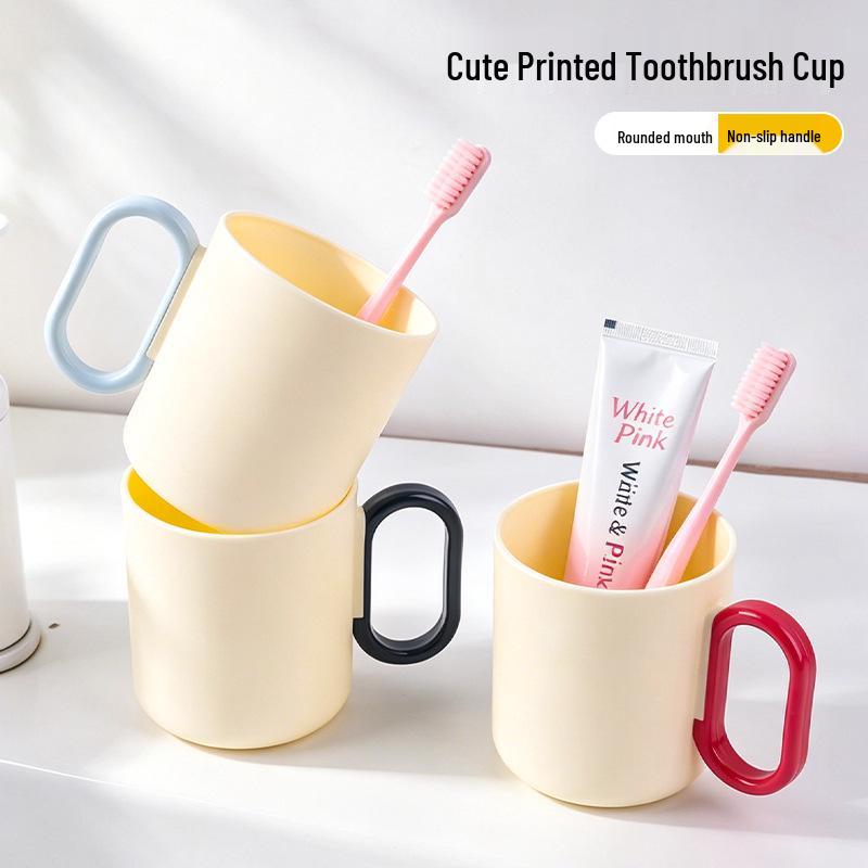 Mildew-Proof Toothbrush and Mouthwash Cup for Dorms and Couples
