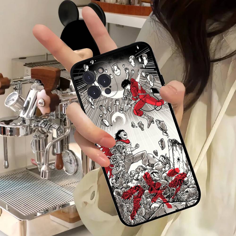 AKIRA ANIME CARTOON Phone Case For IPhone 17 16 15 14 11 12 13 Mini Pro XS Max Plus Funda Shell