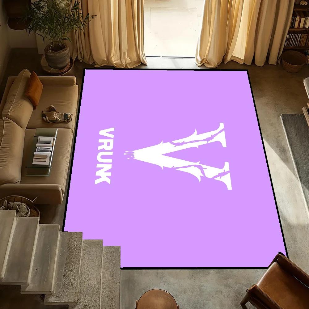 V-Vrunk Printed Small Carpet Anti-Slip Kitchen Fashion Bedroom Non Slip Washable Rug Luxury Living Room Entrance Decoration