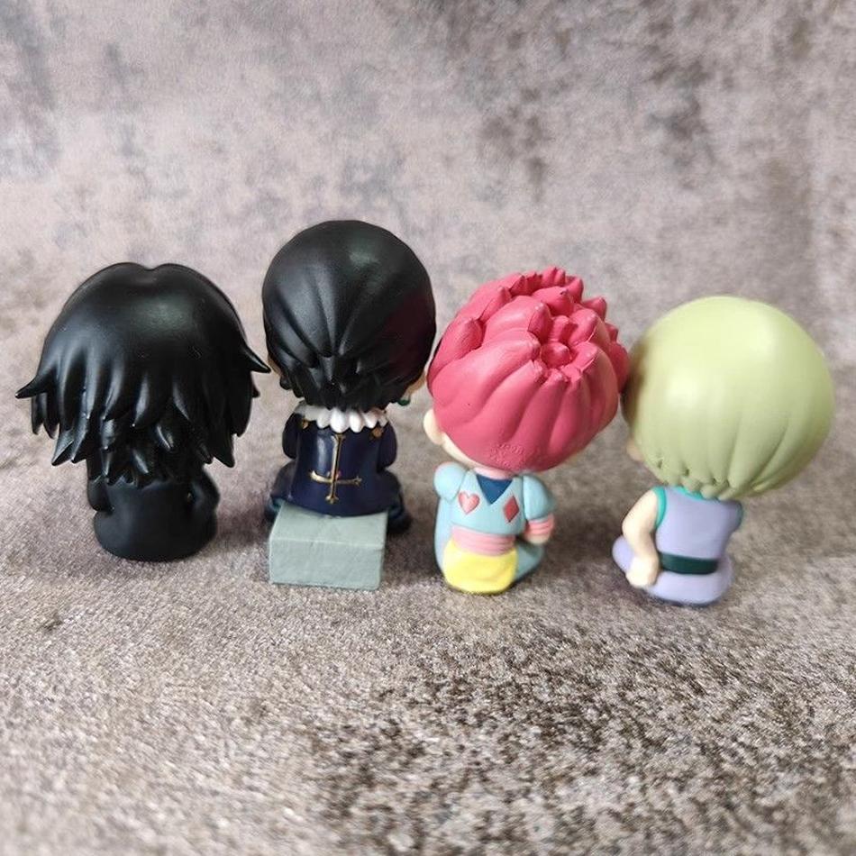 4-8pcs/set Aixlan GON FREECSS Figure  Q Version HUNTER X HUNTER Action Figure In PVC Amine Christmas Gift Collectable Statue