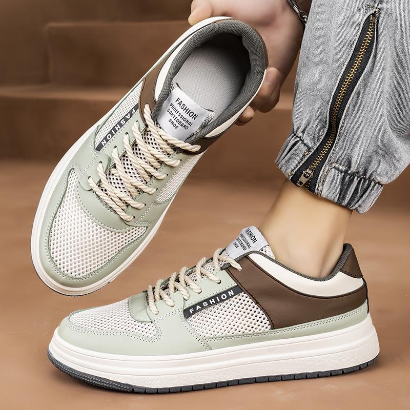 Fashion Shoes For Men Mesh Breathable Canvas Sneakers Male Summer Walking Sneakers