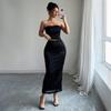 Europäisch-Amerikanischer Eleganter Stil Schlauchoberteil Hüftbedeckender Rock Anzug Damen Frühling Sommer Kleidung