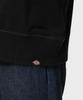 Dickies French Terry Relaxed Small Embroidered Logo Crewneck Black