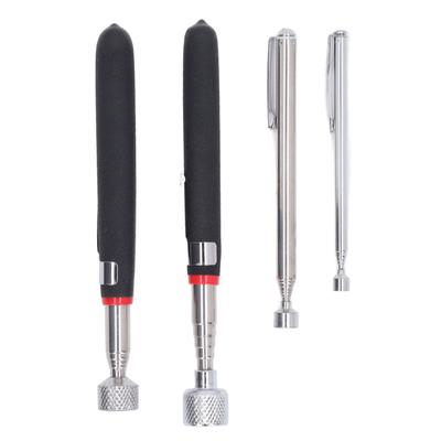Ensemble de 4 outils de ramassage magnétiques 1,5 lb 3 lb 10 lb 15 lb Forte aspiration Antichoc Télescopique Bâton de ramassage magnétique