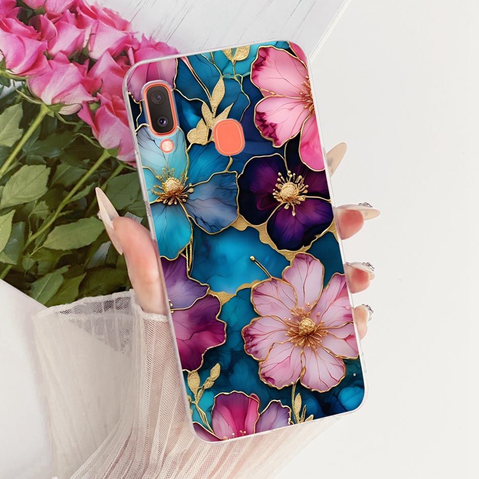 For Samsung Galaxy A20 A20e A20s Case Cute Lion Fashion Painted Cover Soft Silicone Case For Samsung A20 A 20 s Galaxy A20e Bags