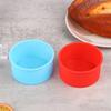 1Pc 4 Inch Silicone Mini Cake Molds Round Baking Pan DIY Non-Stick Silicone Baking Mold Bakeware Pan Reusable Cake Pans