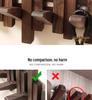 Creative Wooden Wall-Mounted Piano Key Coat Rack with Entrance Hooks