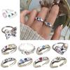 Adjustable Rings Zircon Rings Engagement Rings Y2K Rings Aesthetic Jewelry Alloy Material Great Gift for Women Gifts