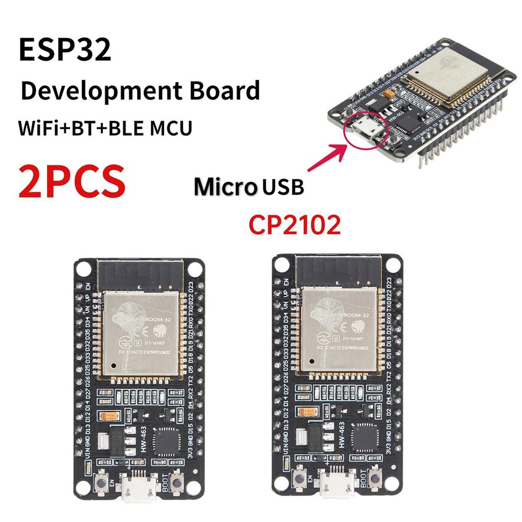 ESP32 -32 Development Board TYPE-C CH340C/ USB CP2102 WiFi+Bluetooth Ultra-Low Power Consumption Dual Core Wireless Module