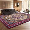 Retro Persian Ethnic-Style Carpet: Large Classic Bohemian Area Rug for Living Room, Bedroom, or Under Coffee Table
