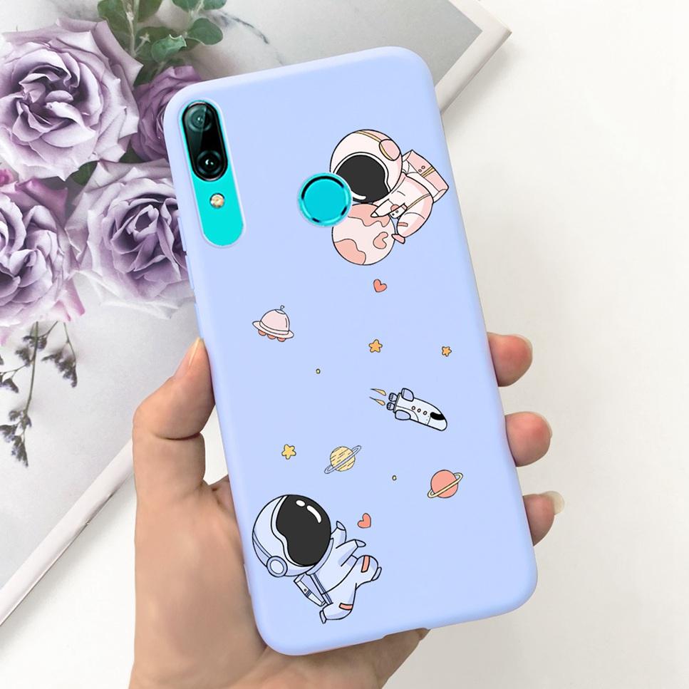 For Huawei P Smart 2019 6.21"Case Cute Cartoon Astronaut Soft Silicone Cover For Huawei P Smart 19 POT-LX3 Shockproof Phone Case
