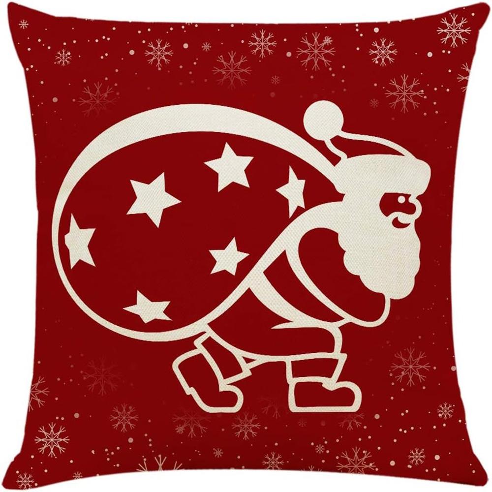 Festive Christmas Pillowcases: Reindeer, Tree, Ornaments & Santa Designs sofas, bedroom pillow covers, holiday gifts
