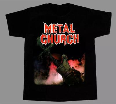 Új  METAL CHURCH Rövid Ujjú Férfi Minden Méret Póló  LL175 Uniszex Póló