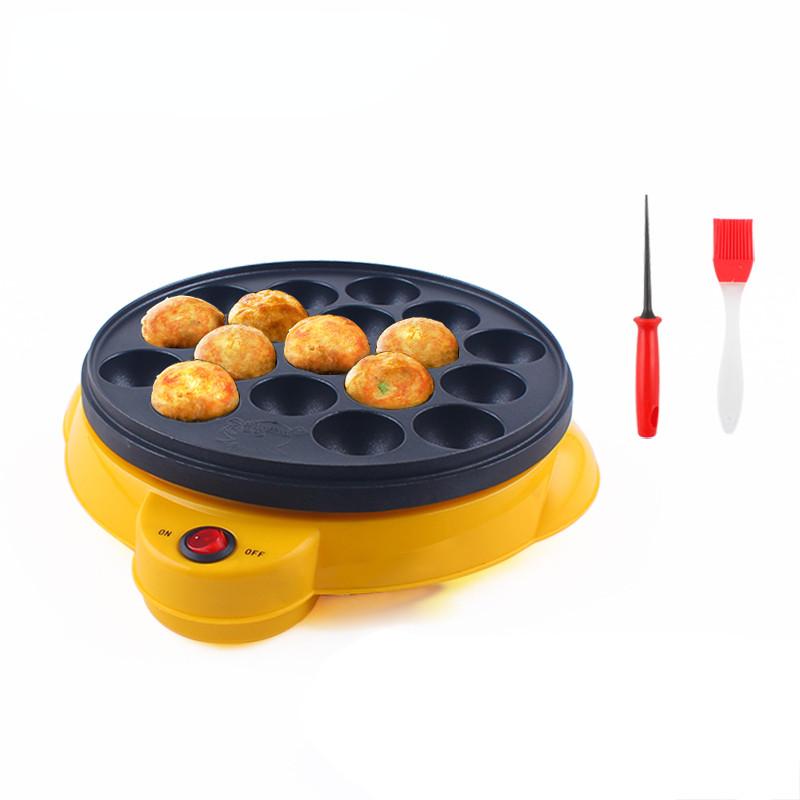 650W Household Maruko Baking Machine Electric Takoyaki Maker Donut Octopus Ball 18 Holes Grill Pan Professional Cooking Tools