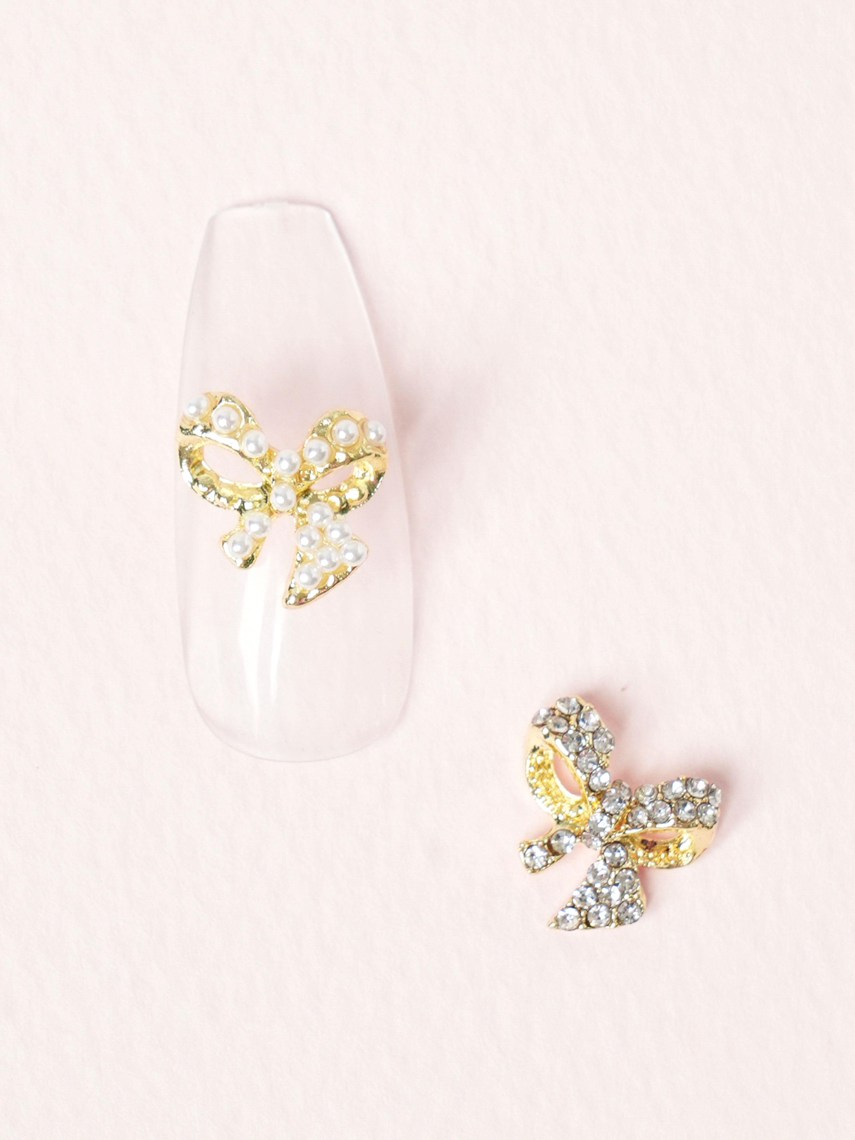 Large Ribbon Nail Charms (2-Pack) 1ea