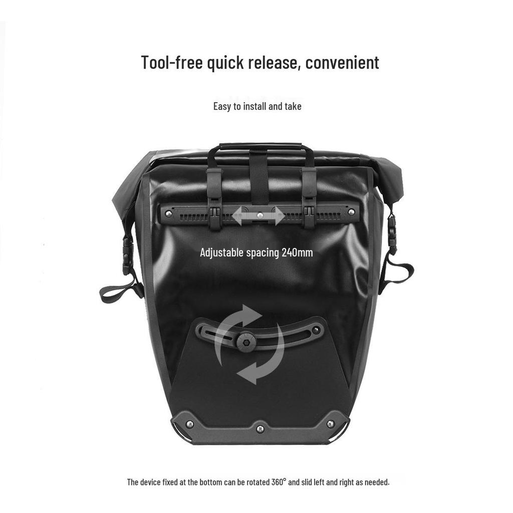 Fahrrad-Gepäckträger hinten & Satteltasche - Fahrradrucksack & TPU-Zubehör