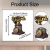 Phone Model Antique Figurine Creative,Corded,Desk Phone,Wall Decor Statue Vintage Rotary