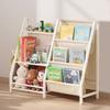 VEVOR 3-Tier Kids Bookshelf, Toy Storage Organizer for Toddler, Book Shelf for Kids Rooms with Sling Book Rack and Storage Bag