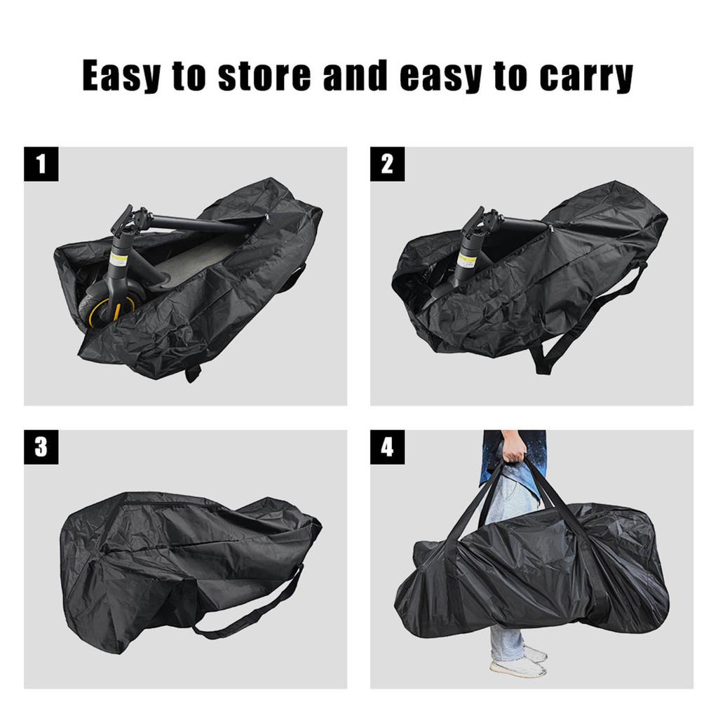 Electric Scooter Carrying Bag Adjustable Shoulder Strap Oxford Cloth Waterproof Scooter Storage Transport Bag for MAX G30