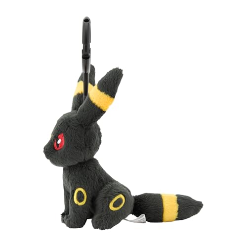 POKEMON Center Originalmaskottchen Blacky mit Karabiner