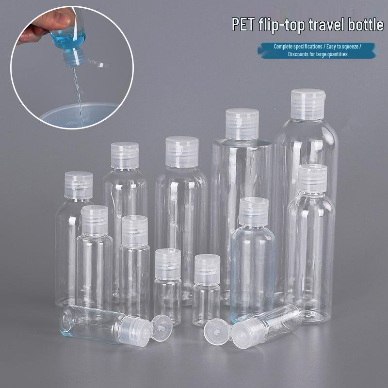 Butterfly Cap Transparent Squeeze Travel Bottles - Available in 150/250/300/500ml