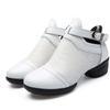 Scarpe da ballo con superficie in rete da donna Scarpe casual da ragazza Scarpe da ballo con tacco alto Scarpe da ballo moderne da esterno per signore Scarpe da ballo quadrato Jazz