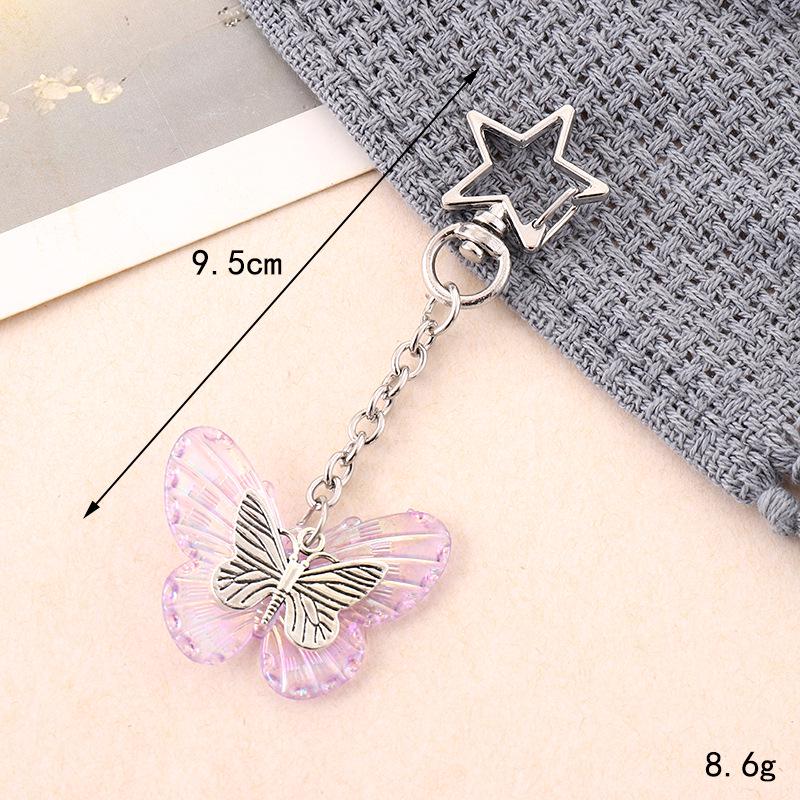 Handmade Colorful Bow Pendant Phone Case Keychain Lanyard Charm