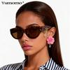 European and American Retro Oval-frame Sunglasses New Outdoor Street Style Essential: Sun Protection and a Chic Look