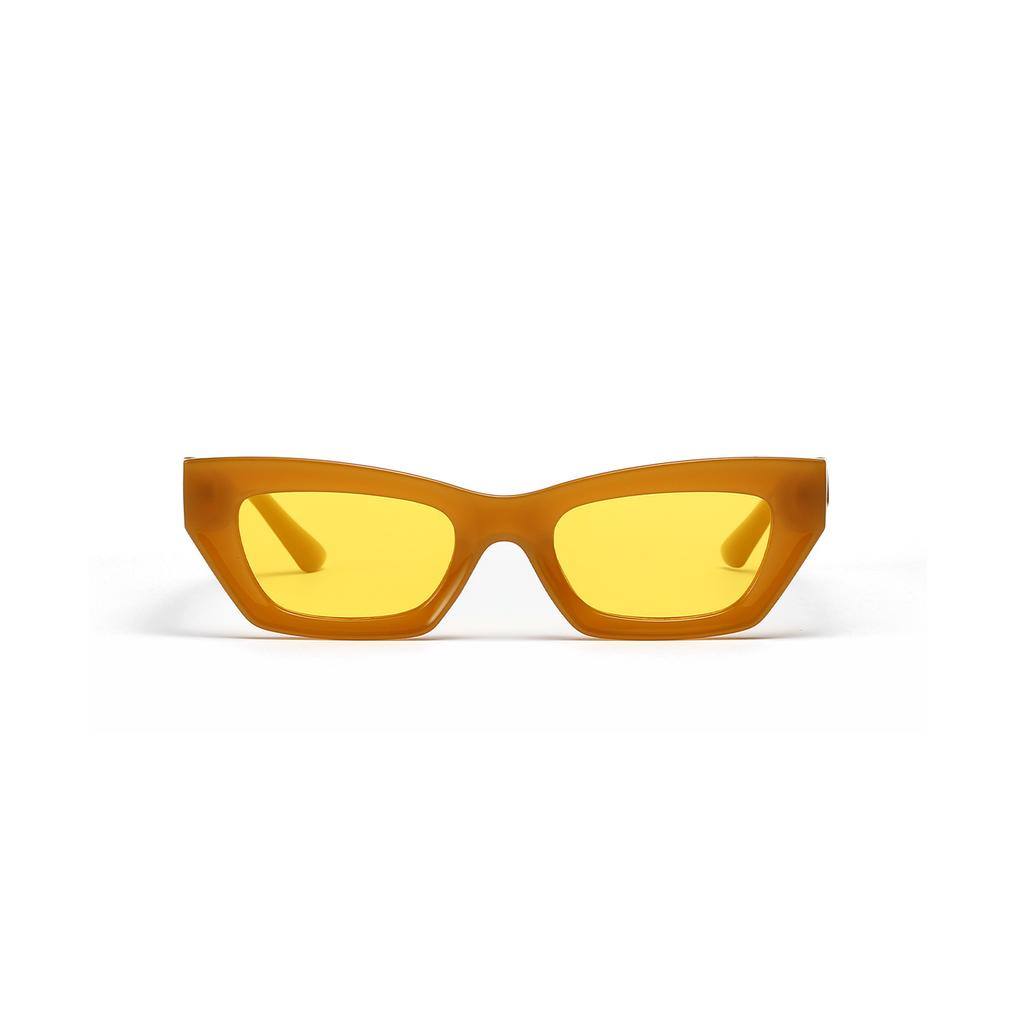 Small Frame Sunglasses Women'S Cat Eye Sunglasses Men'S Candy-Colored Ins Wind Glasses