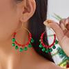 New Trendy Asymmetric Christmas Earrings Creative Design Christmas Tree Snowflake Bells Drop Earrings Xmas Holiday Jewelry Gifts